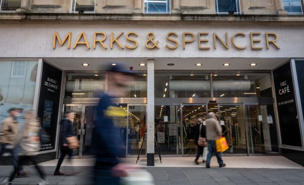 Marks and Spencer shoppers all rushing to buy the same 'slimming