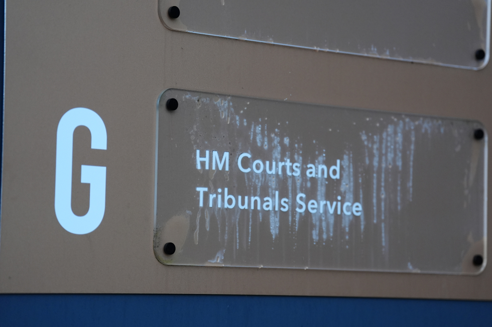 Signage at the employment tribunal in Dundee