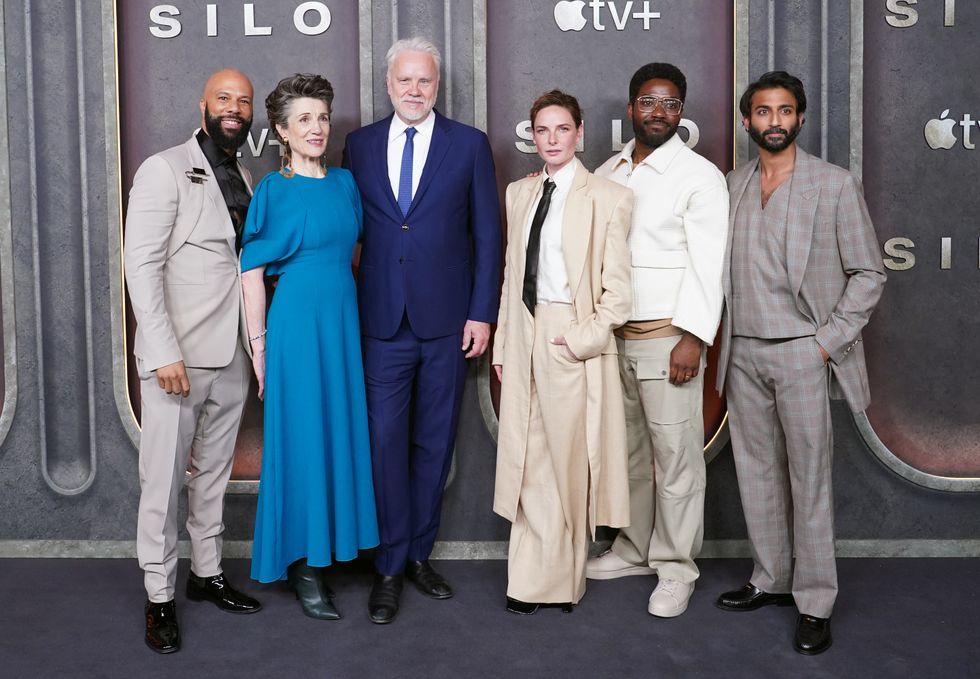 silo cast at the premiere of silo series two