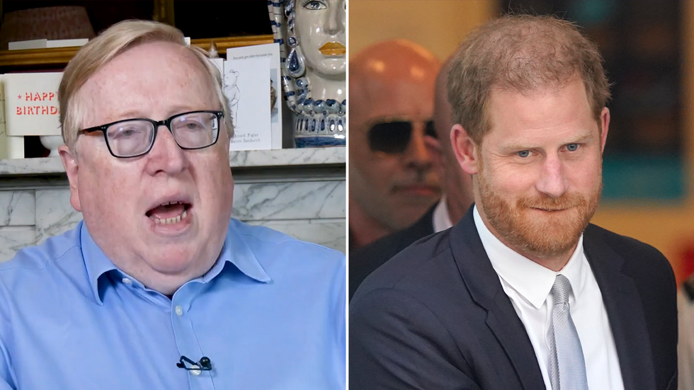 Simon Heffer and Prince Harry