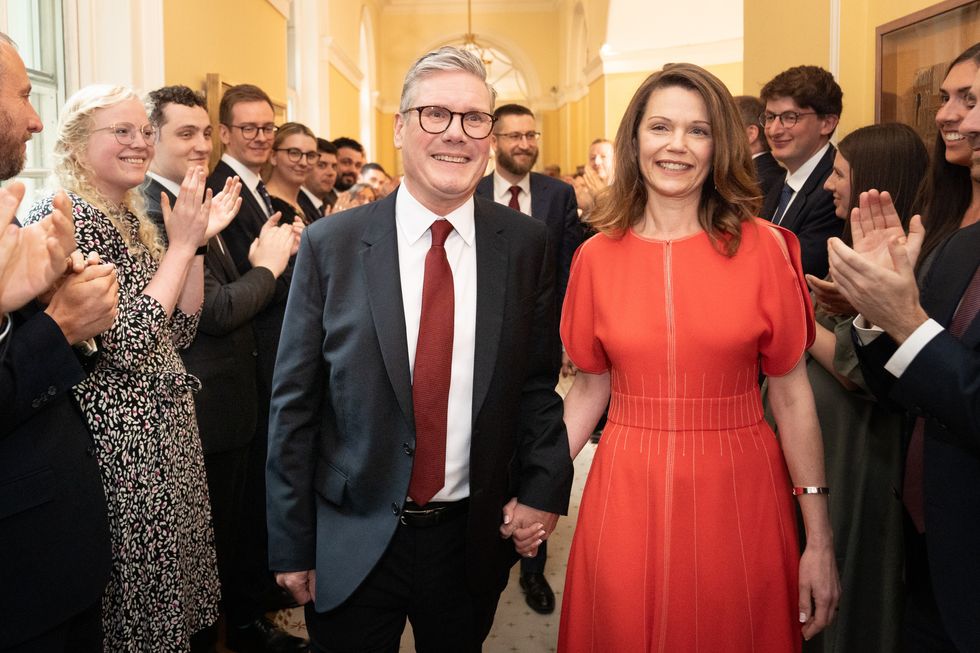 Sir Keir and Lady Victoria Starmer at No10