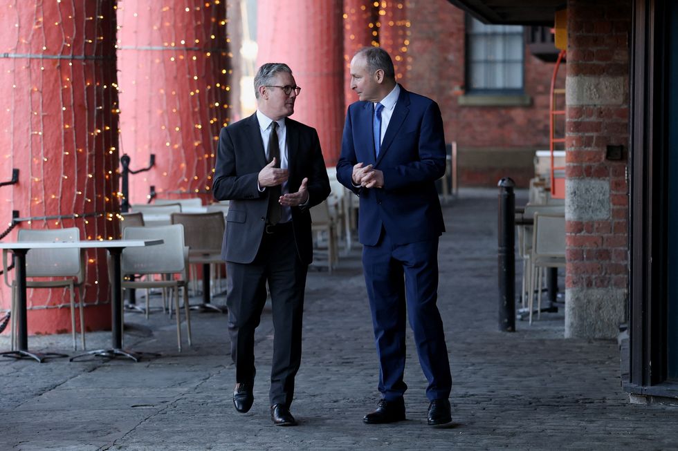 Sir Keir Starmer and Micheal Martin