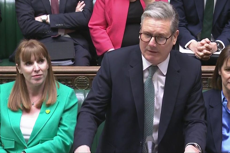 Sir Keir Starmer in the House of Commons