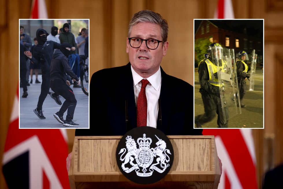 Sir Keir Starmer will work from Downing Street to combat the riots across the countryu200b