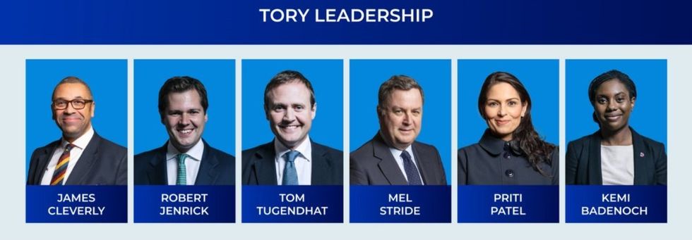 Six MPs are vying to become next Tory leader