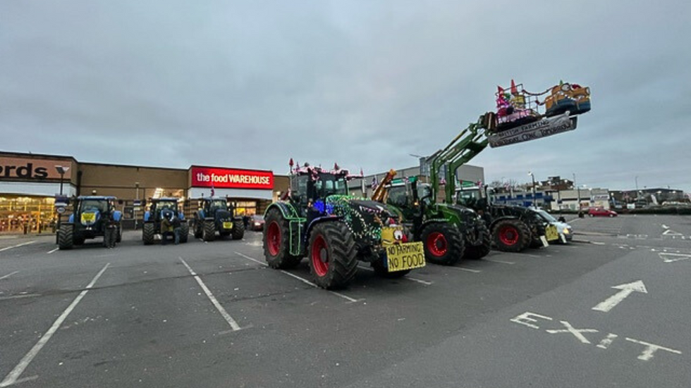 Six of the tractors in Hemel Hempsted, Hertfordshire