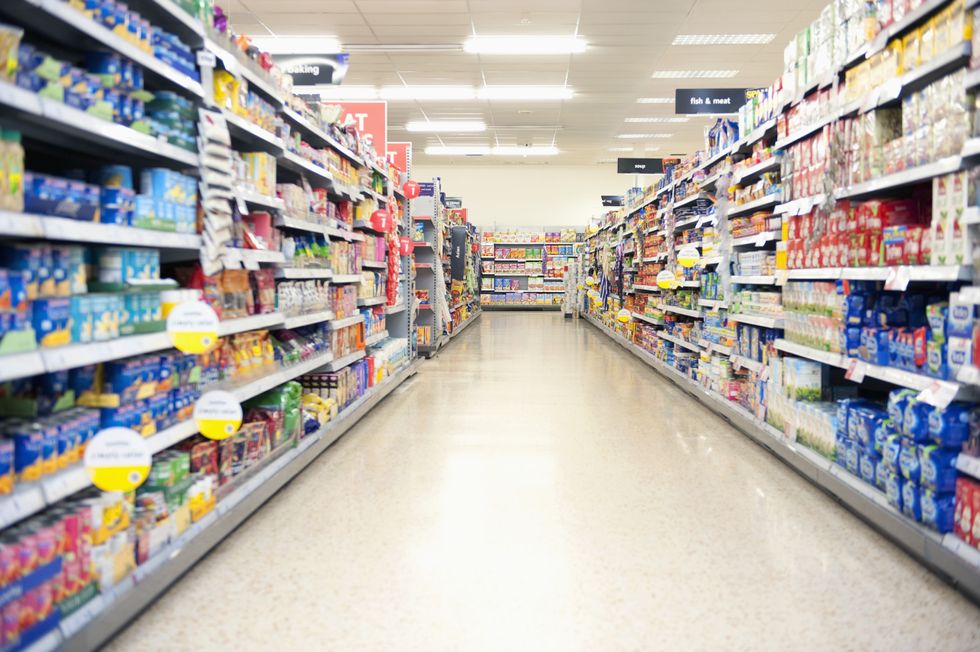 skin care stock image and supermarket