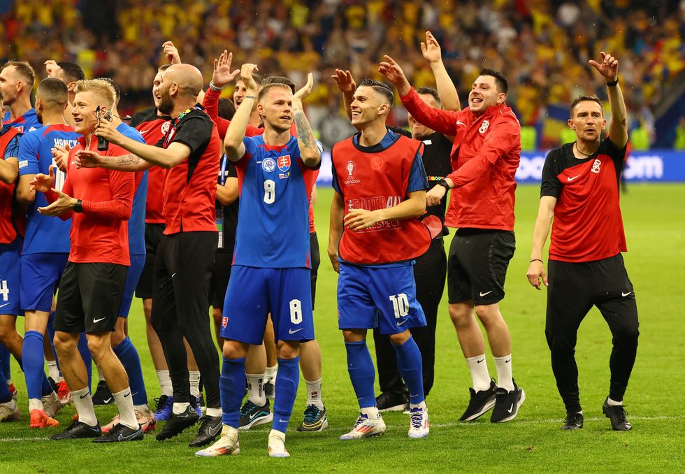 Slovakia finished third in Group E