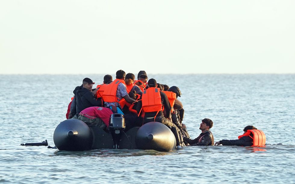 Small boat migrants