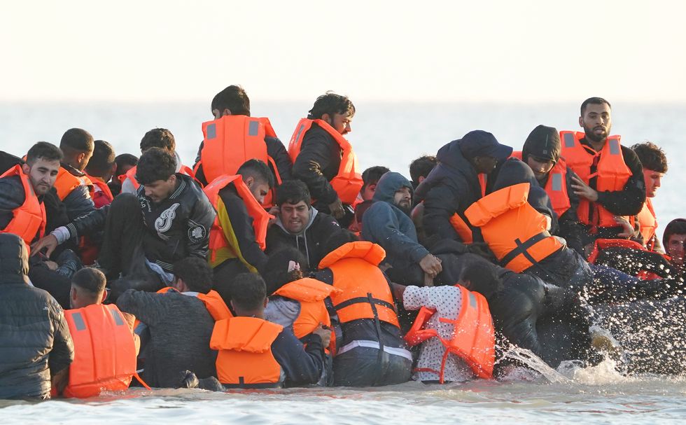 Small boat migrants