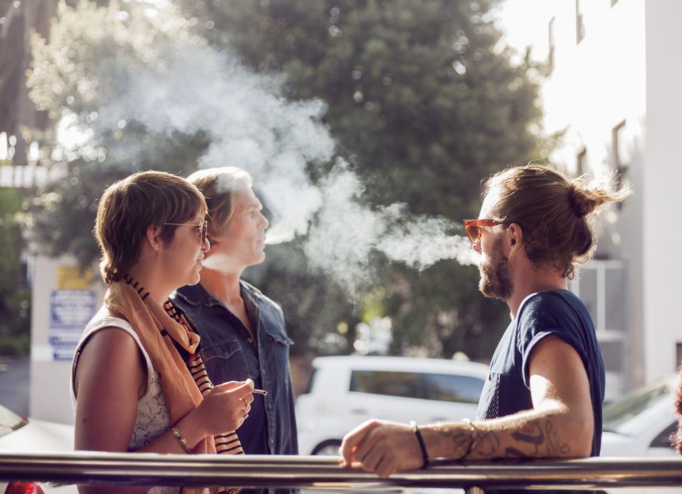 Smoking stock image