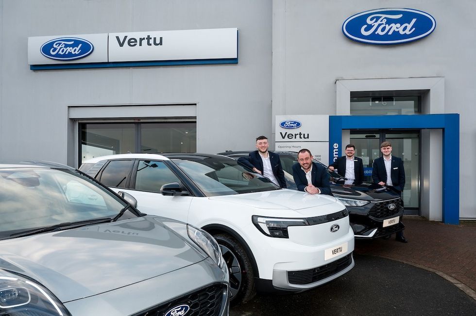 Some of the Scottish team at Vertu, formerly Macklin Motors