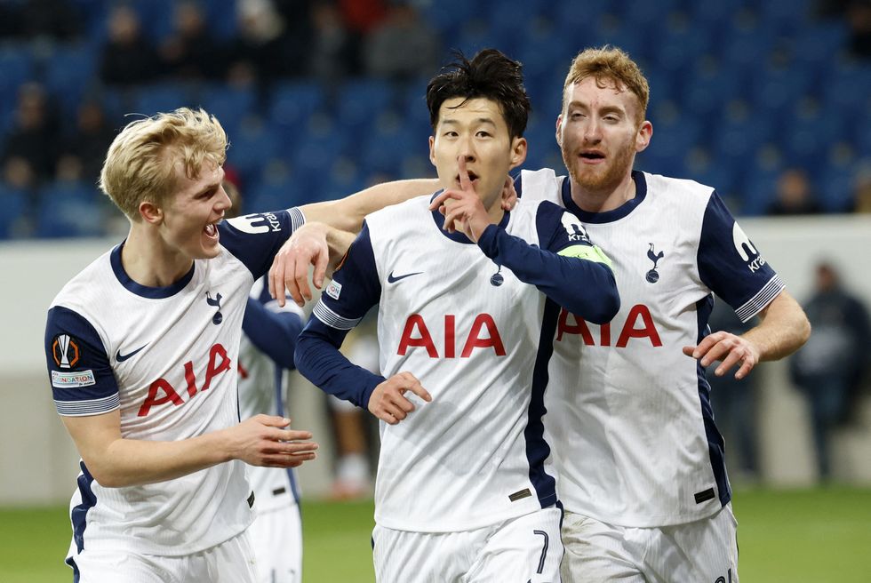 Son Heung-min scored twice