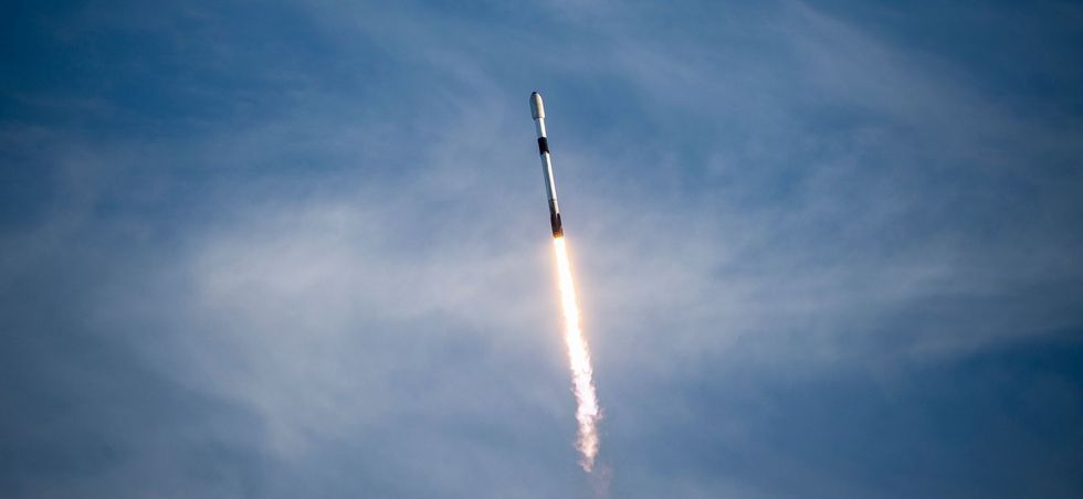 SpaceX rocket shown taking off from Florida