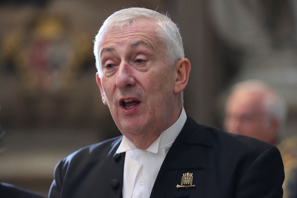 Speaker of the House of Commons Sir Lindsay Hoyle