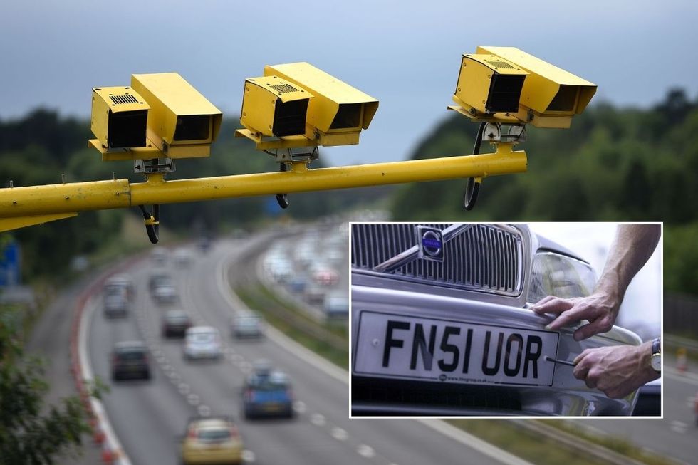 Ghost plates speed cameras - Figure 1