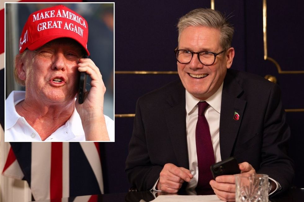 Starmer 'fondly recalls' meeting Trump as PM makes 'congratulatory' phone call after 'historic victory'