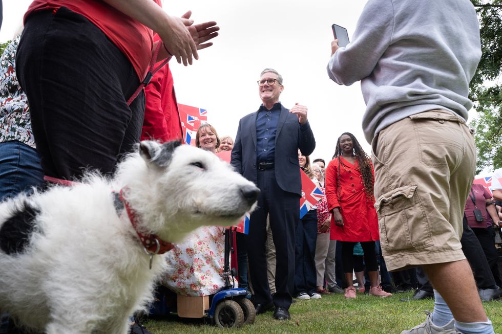 Starmer on the campaign trail