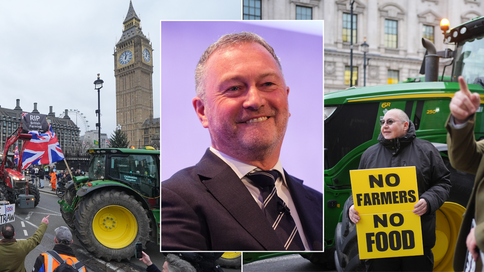 Steve Reed/farmer protests