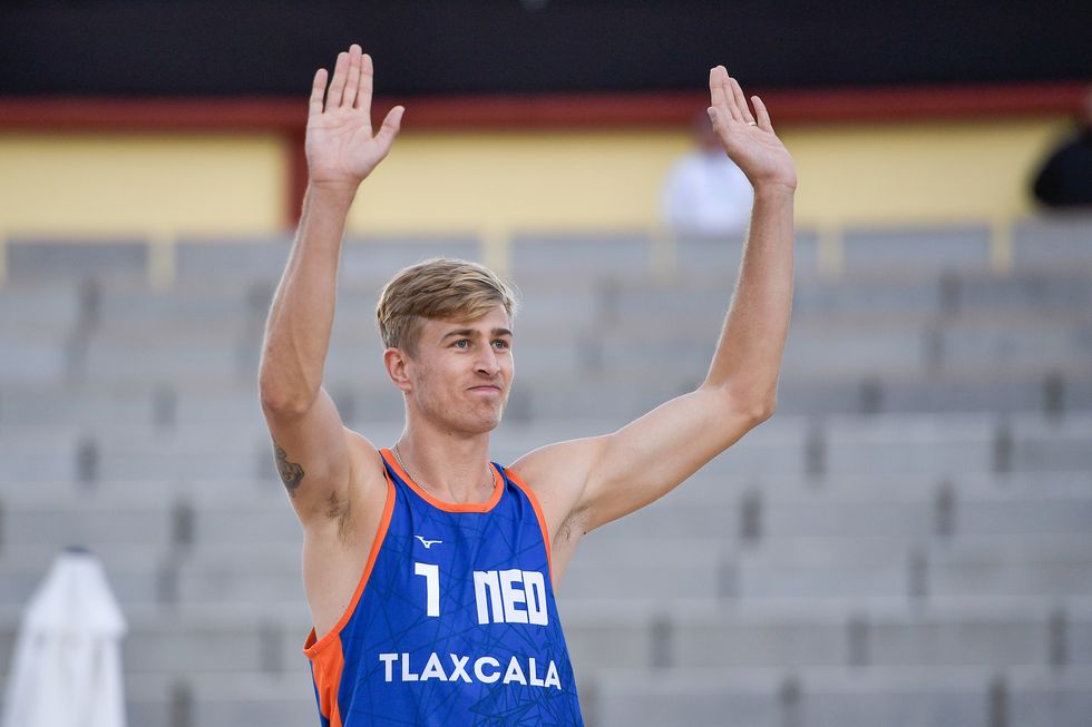 Steven van de Velde was selected for the Netherlands beach volleyball team