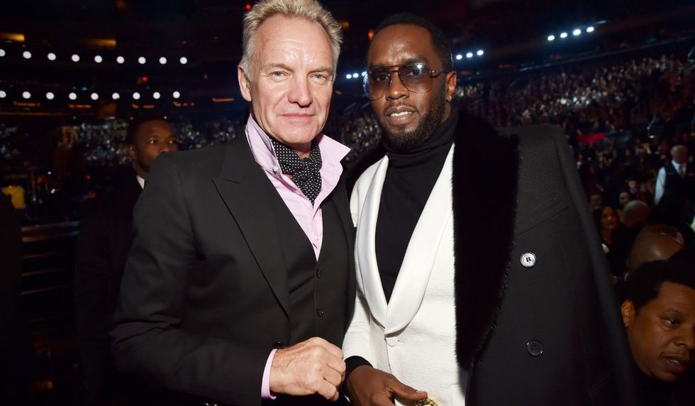 Sting and P Diddy