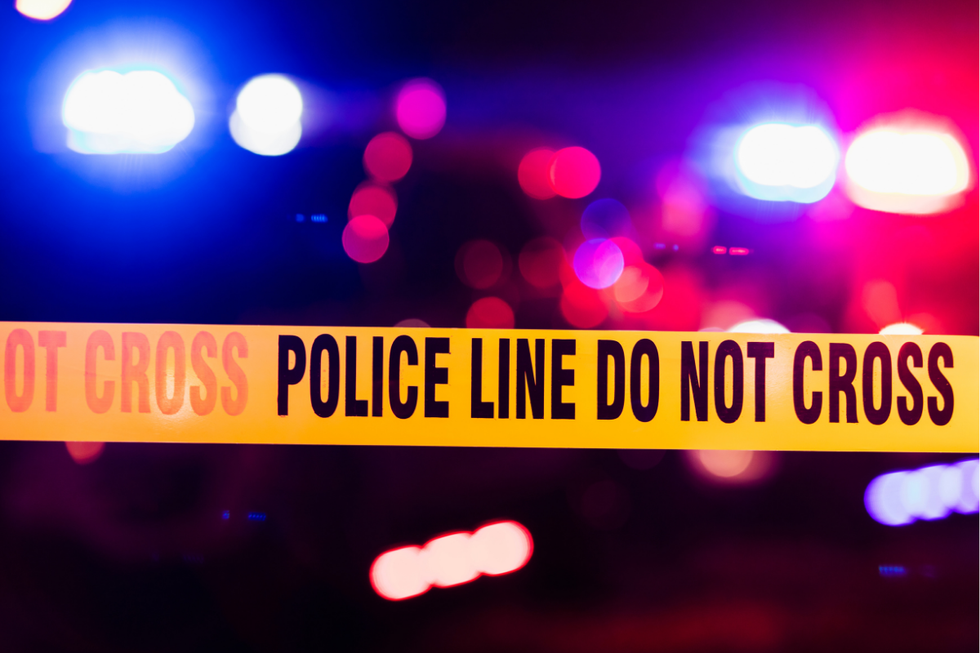 Stock image of crime scene USA