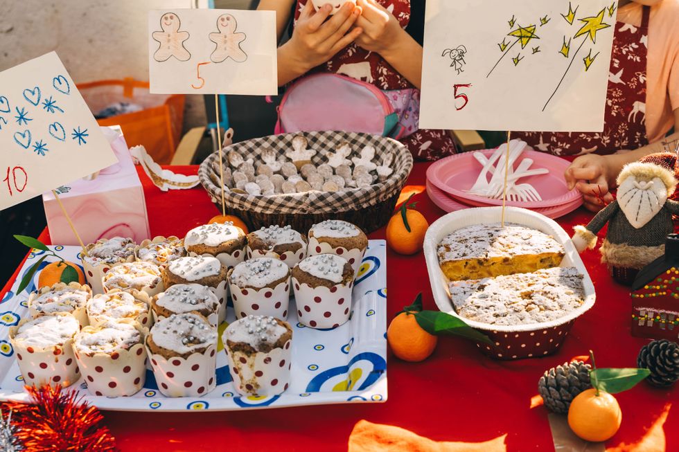 Stock image of school fete