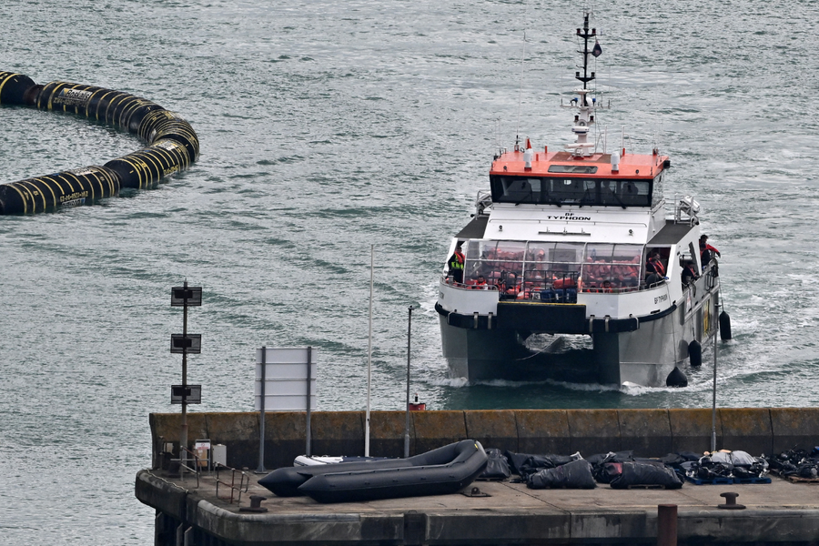 Stock of a Border Force boat, Dover