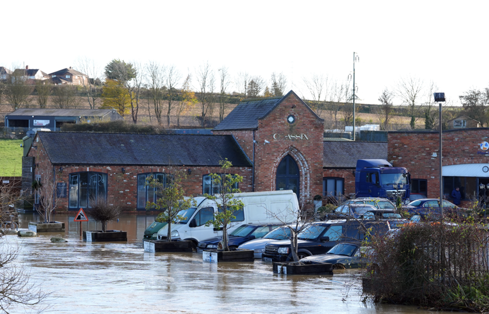 Storm Bert flooding