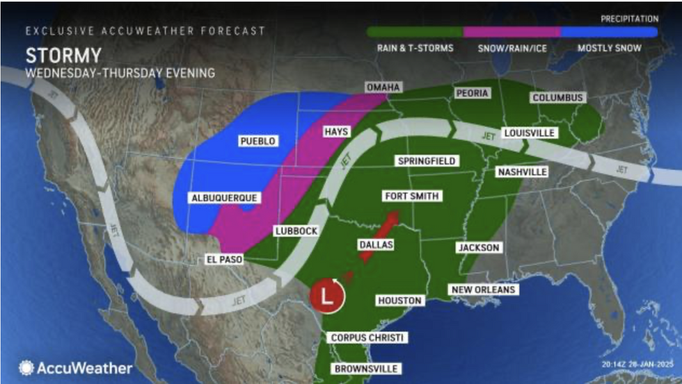 Storm forecast US