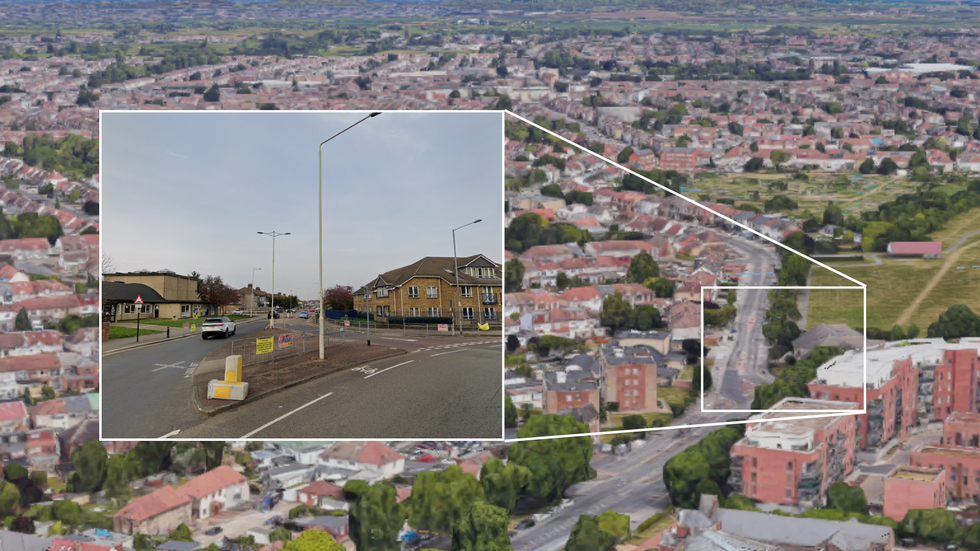 Stretch of road in Ilford