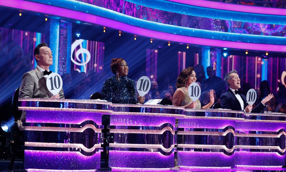 Strictly judges Craig Revel Horwood, Motsi Mabuse, Shirley Ballas and Anton Du Beke