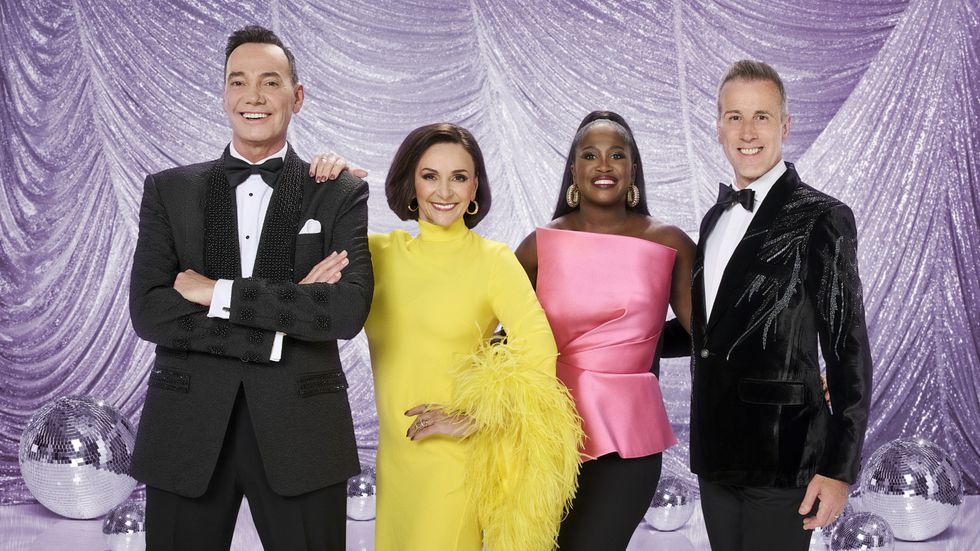 Strictly judges Craig Revel Horwood, Shirley Ballas, Motsi Mabuse and Anton Du Beke