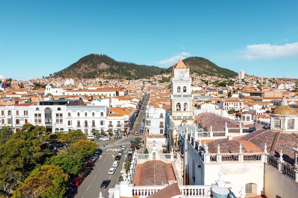 Sucre, Bolivia city scape