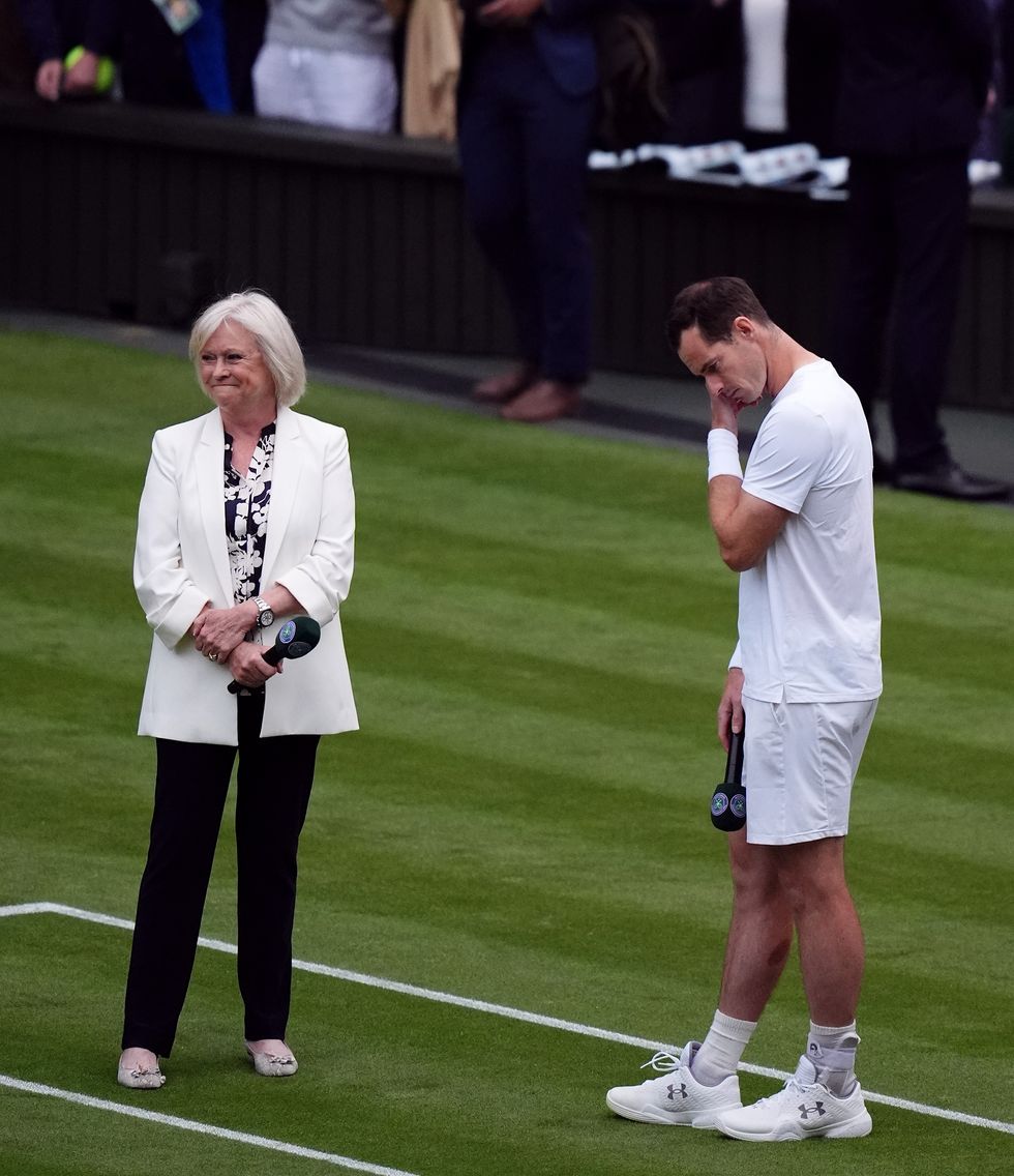 Sue Barker Andy Murray