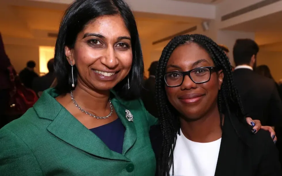 Suella Braverman and Kemi Badenoch locked horns last month