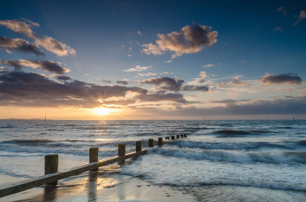 Sunset in Rhyl