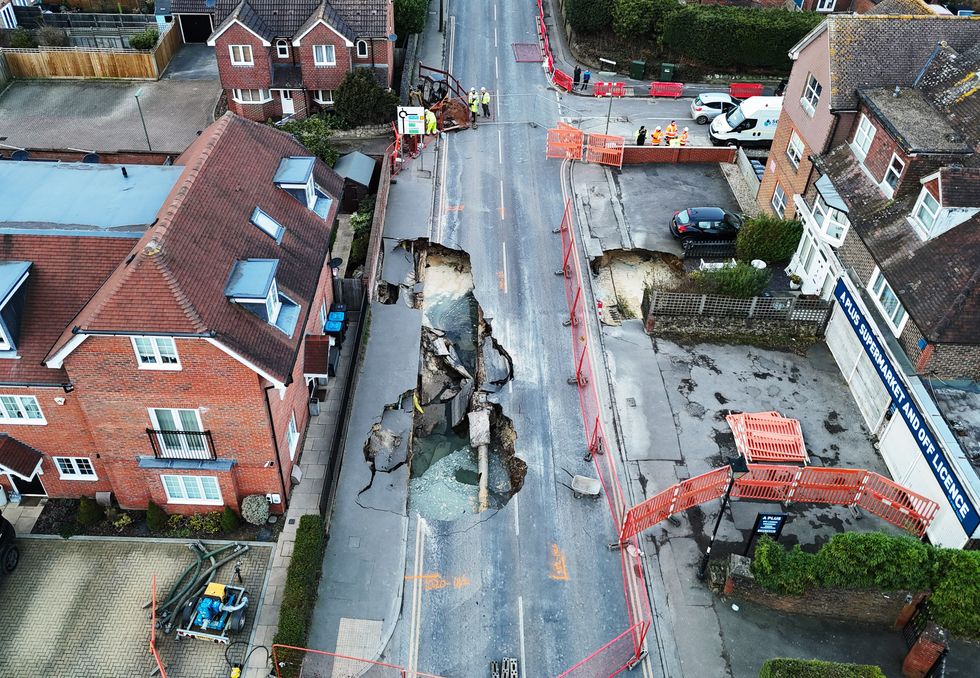 Surrey sinkhole