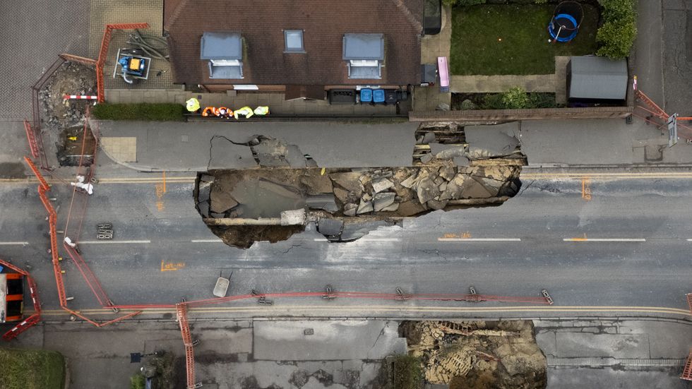 Surrey sinkhole