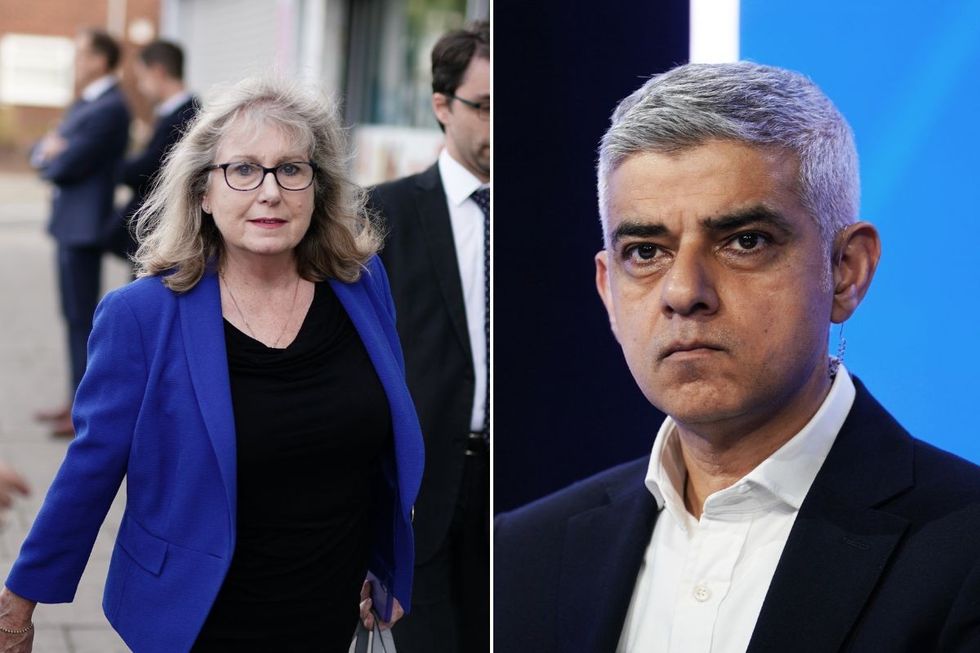 Susan Hall and Sadiq Khan\u200b