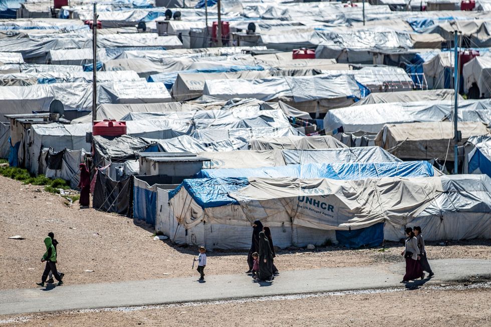 Syrian Democratic Force Roj detention camp