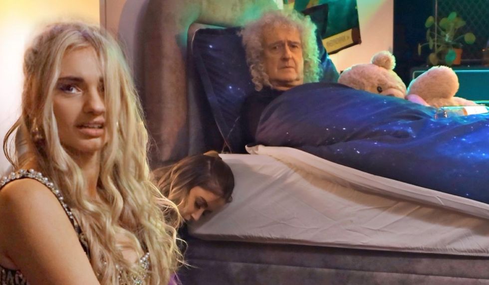 Talia Dean and Sir Brian May