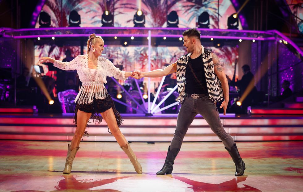 Tasha Ghouri and Aljaz Skorjanec