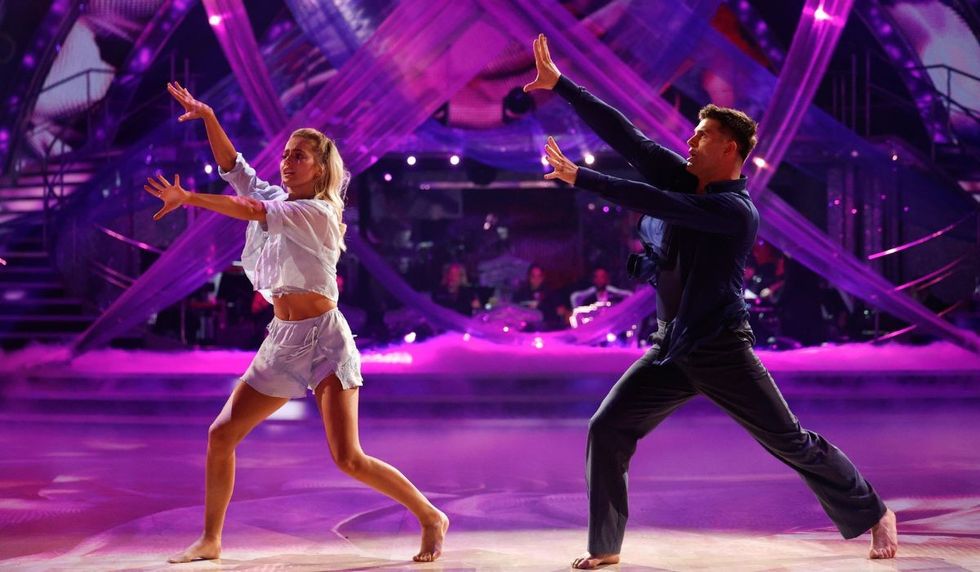 Tasha Ghouri and Aljaz Skorjanec