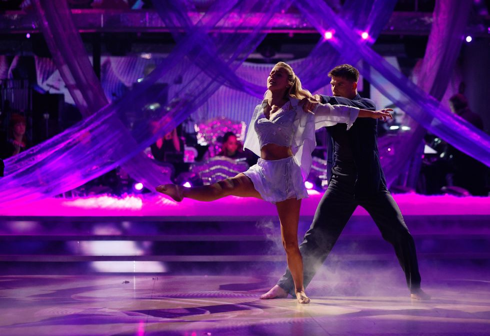 Tasha Ghouri and Aljaz Skorjanec