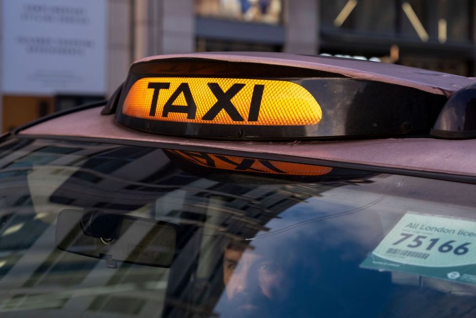 Taxi sign