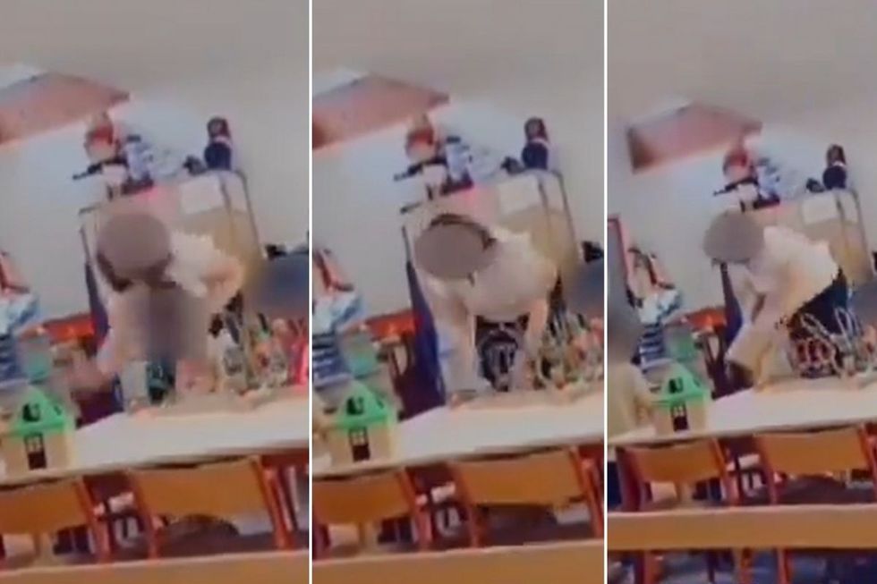 Teacher hitting child in Paris nursery