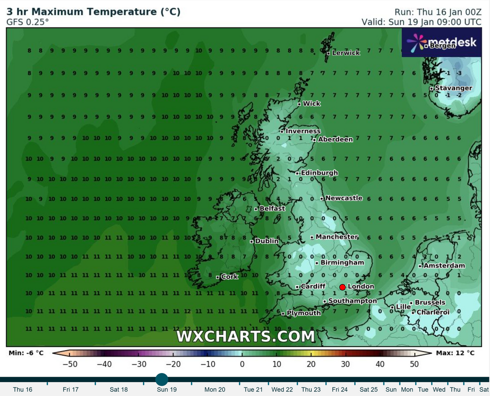 Temperatures are set to drop below freezing this weekend