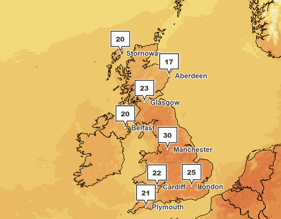 UK weather forecast: Met Office issues new warning as scorching heat ...