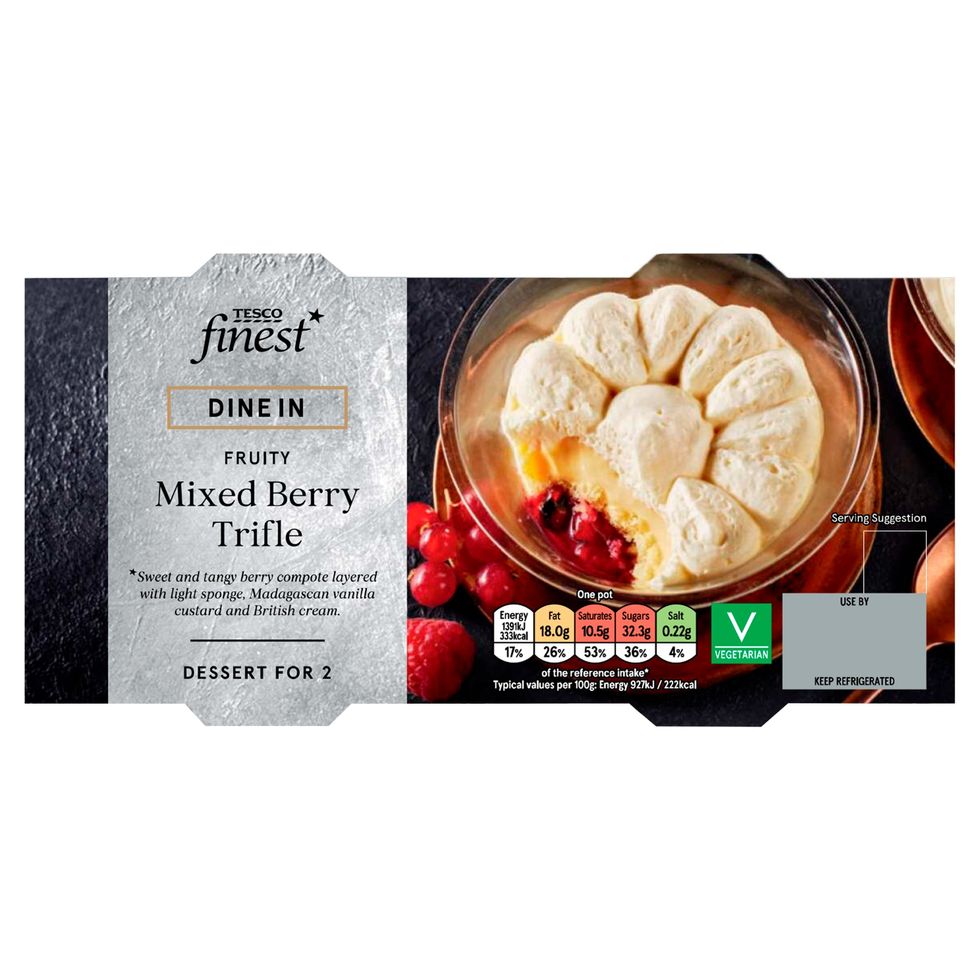 Tesco Fruity Mixed Berry Trifle